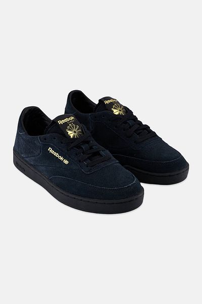 Reebok Women Club C Clean Lace Up Tennis Shoes, Black
