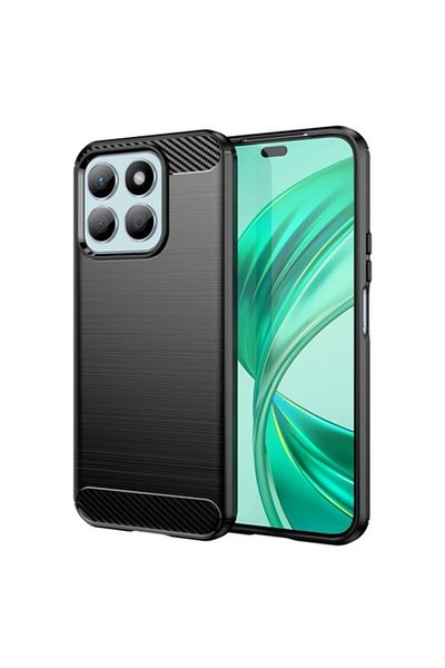 Dali Husa de protectie compatibila cu Honor X8b, Carbon Silicone, Negru