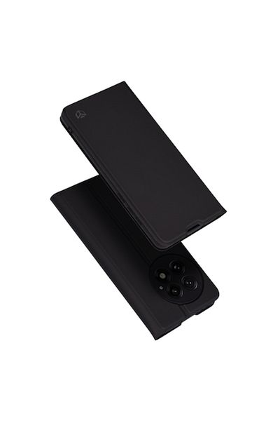 Dali Protective Flip Cover for OnePlus 13, MagSkin Book, Faux Leather, Black