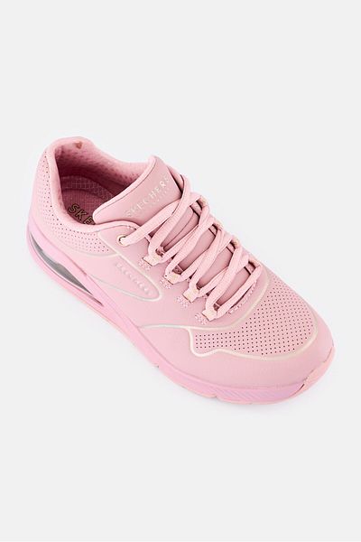 SKECHERS Women Uno 2 Lace Up Outdoor Shoes, Dusty Pink
