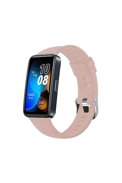 Dali Watch Strap Fixed Compatible with Huawei Band 8/9, Silicone Strap, Pink