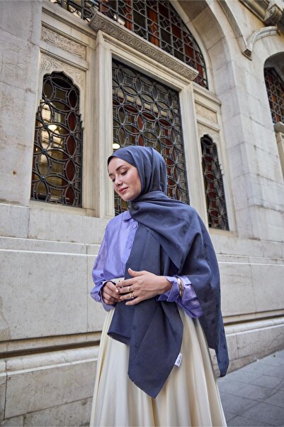 Silk Home Μονόγραμμα Βαμβακερό Μεταξωτό Σάλι 461001-18