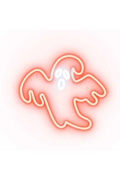 Dali Decoratiune LED perete in forma de Fantoma, lumina Rosie