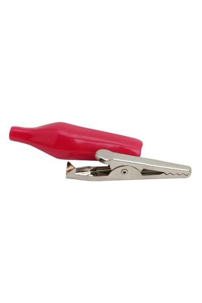 Dali Clema tip crocodil pentru izolatie PVC, mediu, 30A, Rosu