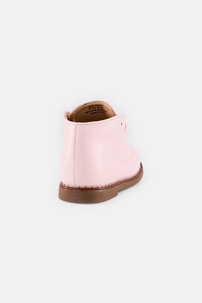 Josmo Toddlers Girl Leather Lace Up Walking Shoes, Pink