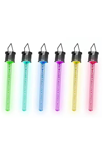 Dali Lampa solara cu LED RGB, model bule, 175x30mm, Multicolor
