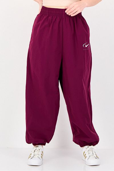Nike Women Loose Fit Training Track Pants, Deep Purple
