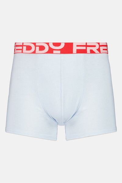 FREDDY Men Brand Logo Boxer, Ice Blue