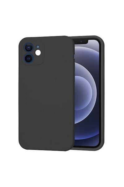Dali Protective case compatible with Apple iPhone 12, SoftFlex, silicone, Black