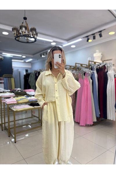 LİSAA BUTİK Women's Premium Shirt Pants Set