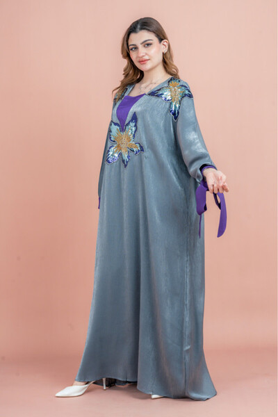 IKKXA Crystal Handwork Modern Jalabiya