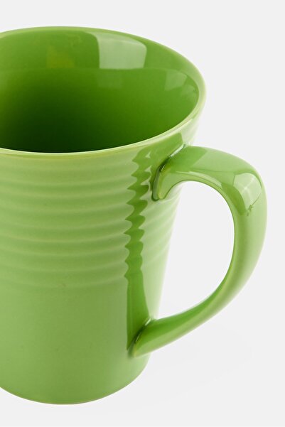 BIA Cordon Bleu Ceramic Ribbed Glass 350 ml, Green