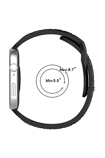 Dali Curea de ceas din silicon compatibilă cu Huawei Watch Fit 3, neagră