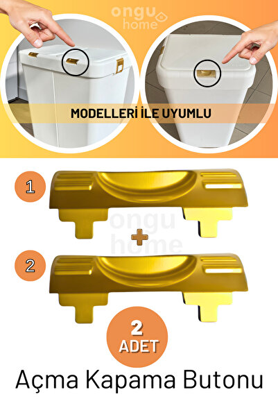 ongu home Çamaşır Sepeti Iki Bölmeli Kirli Sepeti Ikili Çöp Kovası Için Gold ...