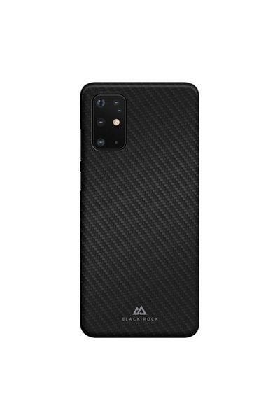 Dali Protective Case Compatible with Samsung Galaxy S20 Plus, Black Rock, Carbon Inserts, TPU, Black