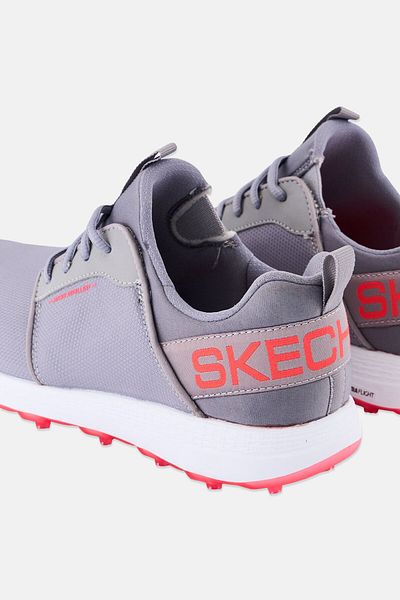 SKECHERS Women Textile Lace Up Golf Shoes, Grey