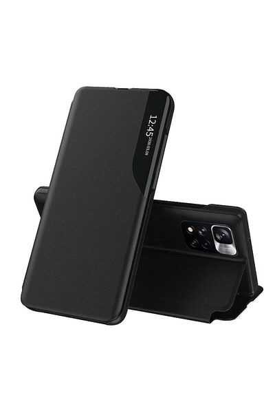 Dali Protective Case Compatible with Xiaomi Redmi Note 11 Pro Plus 5G, eFold, Faux Leather, Black