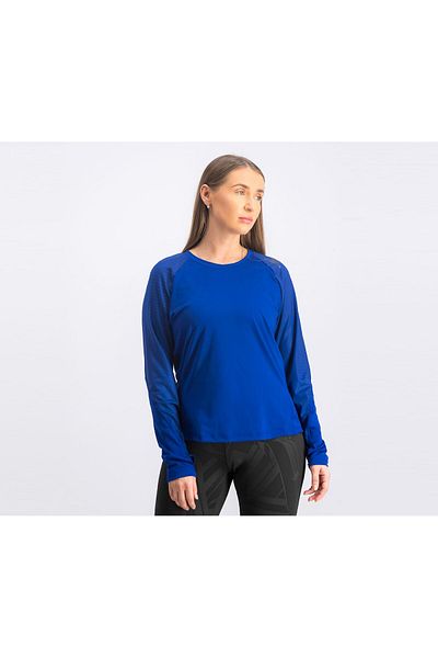 adidas Women Alphaskin Sport Printed Tee, Blue