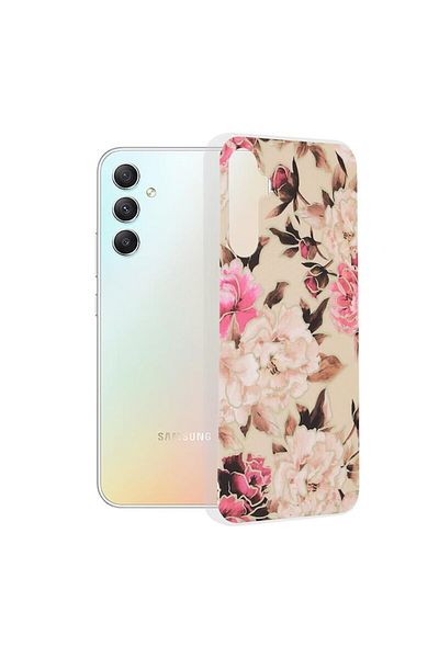 Dali Protective Case Compatible with Samsung Galaxy A34 5G, Marble Series, TPU, Mary Berry Nude, Multicol
