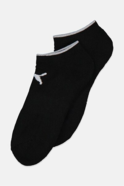 Puma جوارب نسائية منخفضة القطع، 6 أزواج، لون أسود