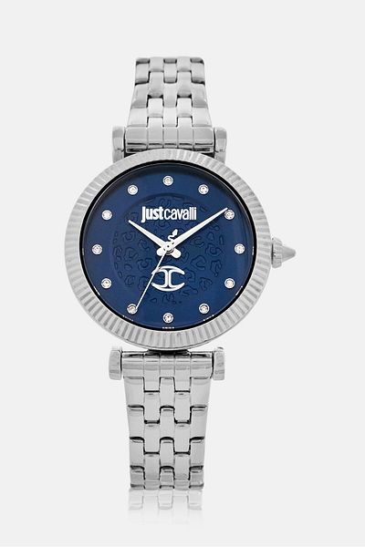 Just Cavalli Women JC1L266M0015 Stainless Steel Analog Watch 32 mm, Silver
