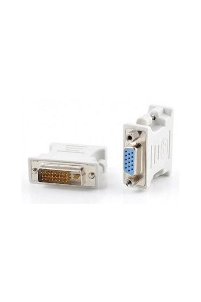 Dali Adaptor DVI 24+1p Male to VGA Female, White