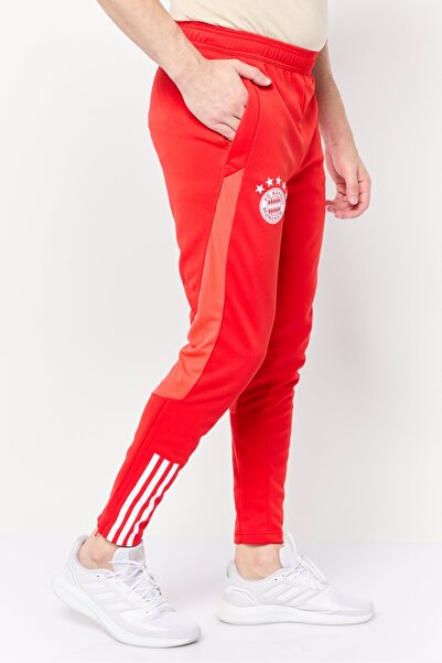 adidas Men Sportswear Fit Drawstring Training Track Pants, Red