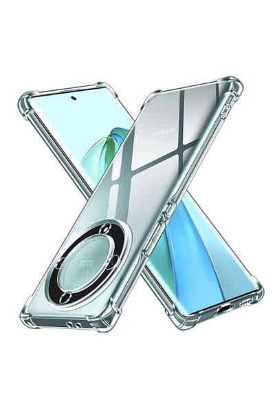 Dali Protective Case Compatible with Honor Magic 6 Lite, ShockProof, Clear Silicone, Transparent
