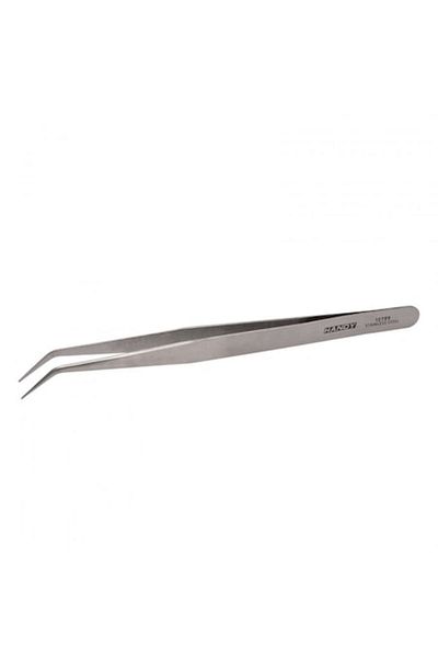 Handy Tweezers sharp tip, angled, 175 mm
