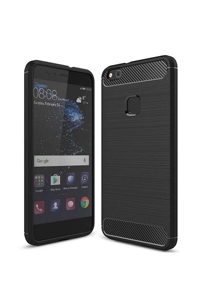 Dali Protective Case Compatible with Huawei P10 Lite, Carbon Silicone, Black