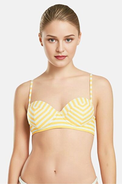 Rip Curl Women Stripe Padded Bikini Top, Multicolor