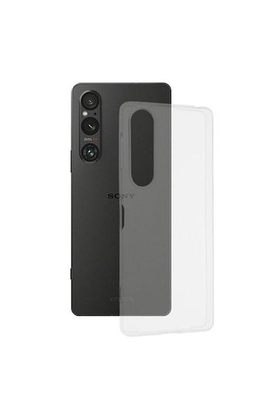 Dali Protective Case Compatible with Sony Xperia 1 V, Clear Silicone, Transparent