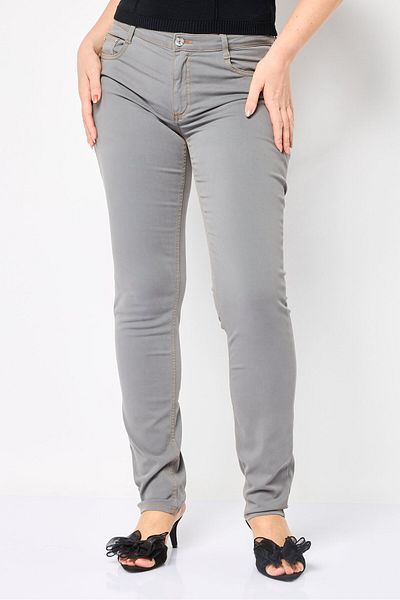Harmont & Blaine Women Regular Fit Solid Straight Leg Pants, Grey