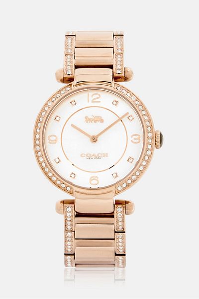Coach Women 14503731 Stainless Steel Analog Watch 35mm, Rose Gold