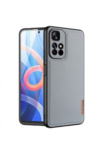 Dali Protective Case Compatible with Xiaomi Poco M4 Pro 5G, Fino, Textile Material, Light Blue