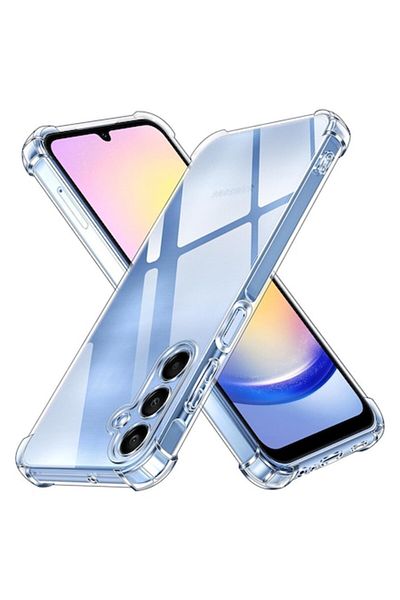 Dali Husă de protecție pentru Samsung Galaxy A25 5G, rezistentă la șocuri, silicon transparent, colțuri întărite, transparentă