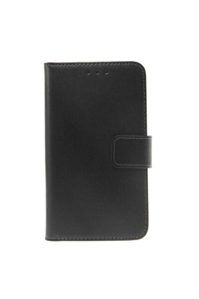 Dali Husă de protecție Flip Cover compatibilă cu Wiko Lenny, husă subțire din piele, neagră