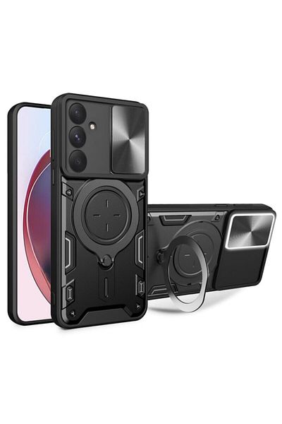 Dali Protective Case Compatible with Samsung Galaxy A55 5G, CamGuard Pro, Black
