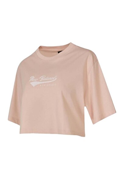 New Balance Nb Lifestyle Women Tshirt Wnt3509-Soi Women's Pink T-Shirt