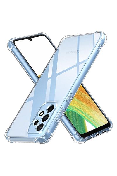 Dali Protective Case Compatible with Samsung Galaxy A33 5G, Shockproof, Reinforced Corners, Clear Silicon