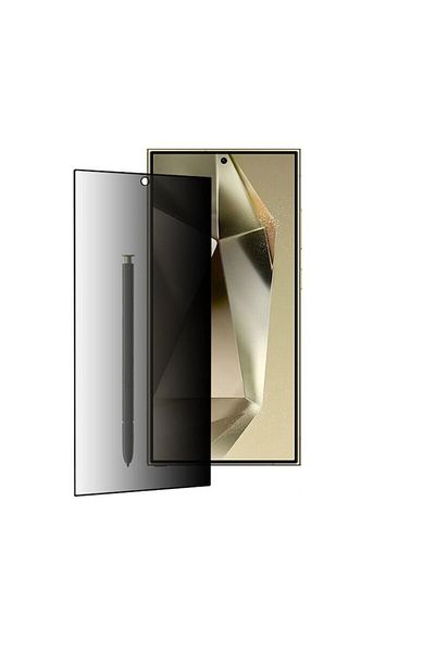Dali Privacy Protective Screen Compatible with Samsung Galaxy S24 Ultra, Full Glue, Tempered Glass, 111D,