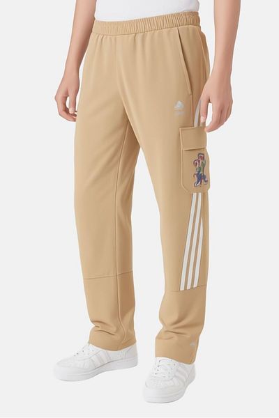 adidas x Disney Kids Boy Regular Fit Outdoor Track Pants, Beige