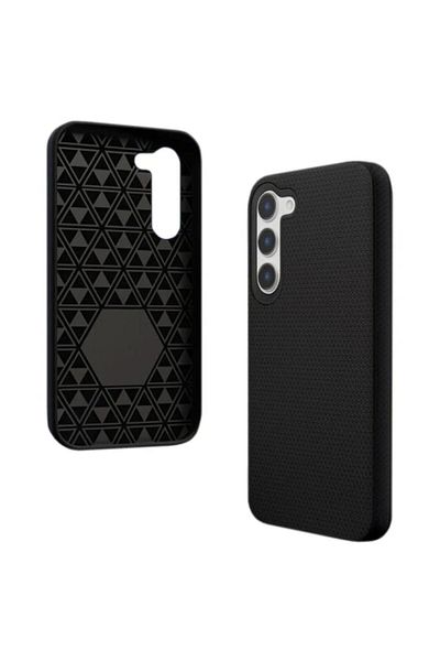 Dali Protective Case for Samsung Galaxy S25 Plus, Textured TPU, Black