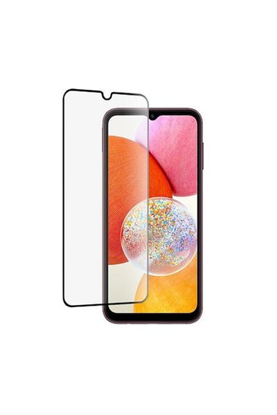 Dali Protective Screen for Samsung Galaxy A14 4G/5G, Tempered Glass, Black-Transparent