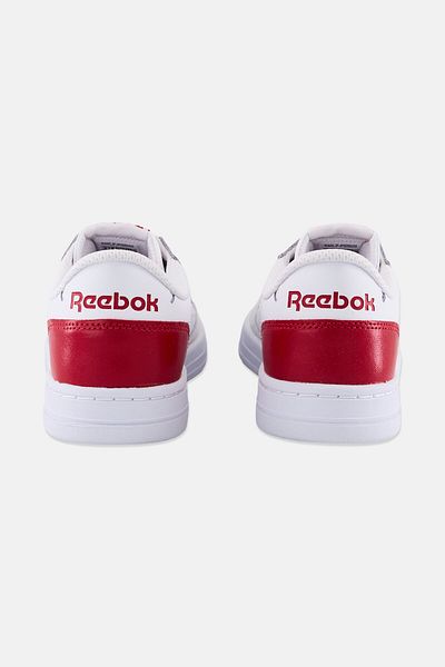 Reebok حذاء تنس كورت بيك برباط للرجال، أبيض