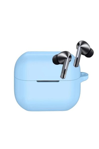 Dali Husă de protecție compatibilă cu Samsung Galaxy Buds 3/Buds 3 Pro, husă din silicon, ultrasubțire, albastră