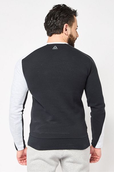 Reebok Men Sportswear Fit Long Sleeve Outdoor Sweatshirt, Multicolor