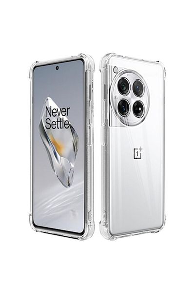Dali Protective Case Compatible with OnePlus 12, ShockProof, Clear Silicone, Transparent