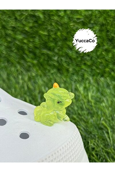 Crocs Unicorn Slipper Ornament/Three-Dimensional Unicorn Slipper Charm/Animal Figure Jibbtiz