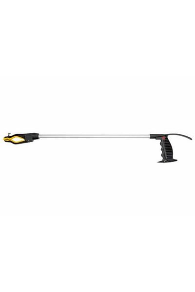 Dali Cleste prindere cu buton blocare, carlig, 85cm, aluminiu, Negru-Galben